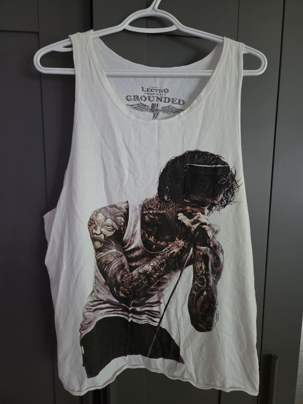 Mitch Lucker White Tank